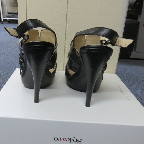 Calvin Klein High Heel Platform Sandals - Picture 5 of 10